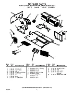 Preview for 5 page of Whirlpool MH3184XPB3 Parts List