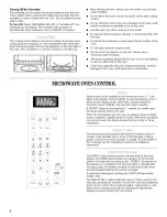 Preview for 6 page of Whirlpool MH3184XPS Use And Care Manual