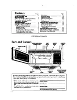 Предварительный просмотр 2 страницы Whirlpool MH6100XY Use & Care Manual