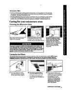 Предварительный просмотр 19 страницы Whirlpool MH6100XY Use & Care Manual