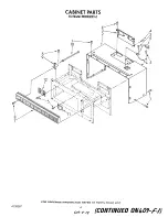 Preview for 6 page of Whirlpool MH6600XV-0 Parts List