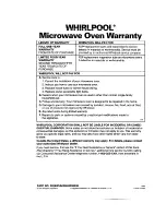 Предварительный просмотр 58 страницы Whirlpool MH7135XE Use And Care Manual