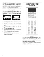 Предварительный просмотр 6 страницы Whirlpool MH8150XM Use & Care Manual