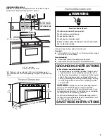 Preview for 3 page of Whirlpool MICROWAVE HOOD COMBINATION Installation Instructions Manual