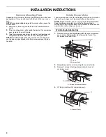 Preview for 4 page of Whirlpool MICROWAVE HOOD COMBINATION Installation Instructions Manual