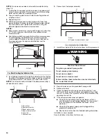 Preview for 10 page of Whirlpool MICROWAVE HOOD COMBINATION Installation Instructions Manual