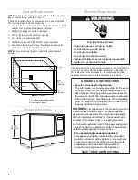 Preview for 2 page of Whirlpool MICROWAVE OVEN BUILT-IN TRIM KIT Installation Instructions
