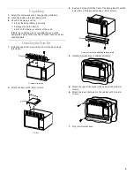 Preview for 3 page of Whirlpool MICROWAVE OVEN BUILT-IN TRIM KIT Installation Instructions