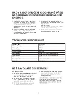 Preview for 3 page of Whirlpool Microwave Oven Instructions For Use Manual