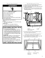 Preview for 3 page of Whirlpool MK2220 Installation Manual