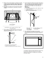 Предварительный просмотр 11 страницы Whirlpool MK2220 Installation Manual