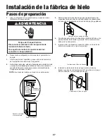 Preview for 27 page of Whirlpool MODULAR ICE MAKER KIT Installation Manual