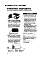 Preview for 8 page of Whirlpool MT0060XB Use And Care Manual