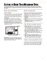 Предварительный просмотр 7 страницы Whirlpool MT0130SJ Use & Care Manual