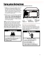 Предварительный просмотр 5 страницы Whirlpool MT1071SG Use And Care Manual