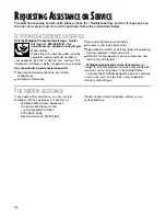 Preview for 26 page of Whirlpool MT1100SH Use & Care Manual