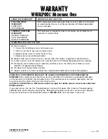 Preview for 27 page of Whirlpool MT1100SH Use & Care Manual