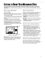 Preview for 7 page of Whirlpool MT1130SG Use & Care Manual