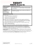 Preview for 28 page of Whirlpool MT1130SG Use & Care Manual