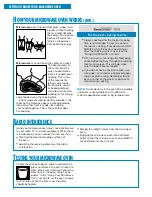 Предварительный просмотр 8 страницы Whirlpool MT1135SG Use & Care Manual