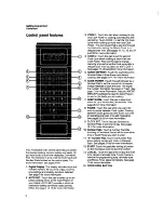 Предварительный просмотр 6 страницы Whirlpool MT2100XY User Manual