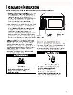 Предварительный просмотр 5 страницы Whirlpool MT2115SJ Use And Care Manual