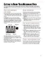 Предварительный просмотр 7 страницы Whirlpool MT2115SJ Use And Care Manual