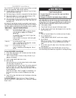 Preview for 12 page of Whirlpool MT4110 Use And Care Manual