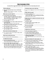 Preview for 14 page of Whirlpool MT4155 Use And Care Manual