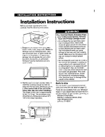 Предварительный просмотр 8 страницы Whirlpool MT6120XBB Use And Care Manual