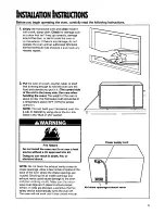 Предварительный просмотр 5 страницы Whirlpool MT6120XE Use & Care Manual