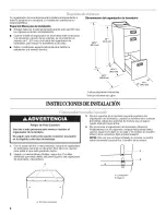 Предварительный просмотр 6 страницы Whirlpool MVP5000TQ0 Use And Care Manual