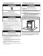 Предварительный просмотр 4 страницы Whirlpool MVWC700VJ - Centennial Washer Installation Instructions Manual