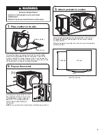 Preview for 5 page of Whirlpool MVWC700VJ - Centennial Washer Installation Instructions Manual