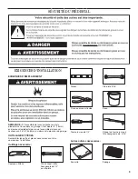 Preview for 9 page of Whirlpool MVWC700VJ - Centennial Washer Installation Instructions Manual