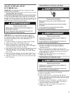 Предварительный просмотр 11 страницы Whirlpool MVWC700VJ - Centennial Washer Installation Instructions Manual