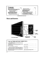 Preview for 2 page of Whirlpool MW1200XP Use & Care Manual