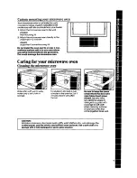 Предварительный просмотр 9 страницы Whirlpool MW1200XS Use & Care Manual