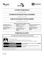 Preview for 1 page of Whirlpool MW29000TB0 Use And Care Manual