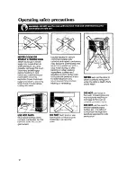 Preview for 12 page of Whirlpool MW3200XS Use And Care Manual