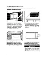 Preview for 8 page of Whirlpool MW3200XW Use & Care Manual