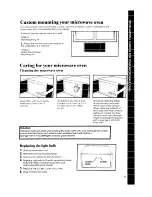 Предварительный просмотр 17 страницы Whirlpool MW3500XP User Manual