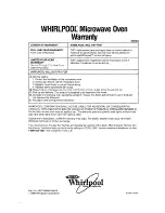 Предварительный просмотр 36 страницы Whirlpool MW7400XW Use And Care Manual