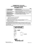 Предварительный просмотр 28 страницы Whirlpool MW8800XS Use & Care Manual