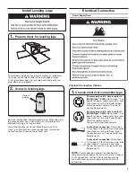 Preview for 7 page of Whirlpool NED4700Y Installation Manual