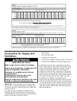 Preview for 7 page of Whirlpool NU30T61-303 Installation Instructions And Use & Care Manual