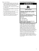 Preview for 13 page of Whirlpool NU30T61-303 Installation Instructions And Use & Care Manual