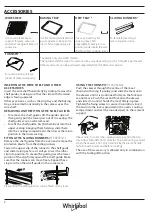 Preview for 2 page of Whirlpool OAKZ9156PIX Daily Reference Manual