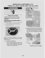 Предварительный просмотр 31 страницы Whirlpool Oasis HE 2006 Manual