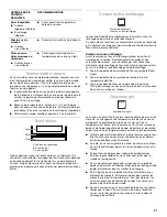 Предварительный просмотр 21 страницы Whirlpool OBI M50 Use & Care Manual